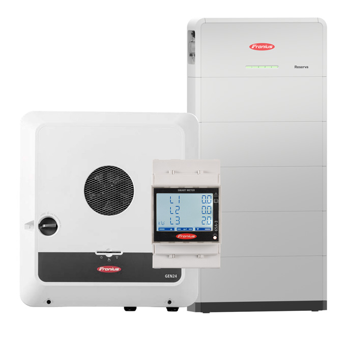 Fronius Speicher, Wechselrichter und Smart Meter für Solaranlagen in Aschaffenburg